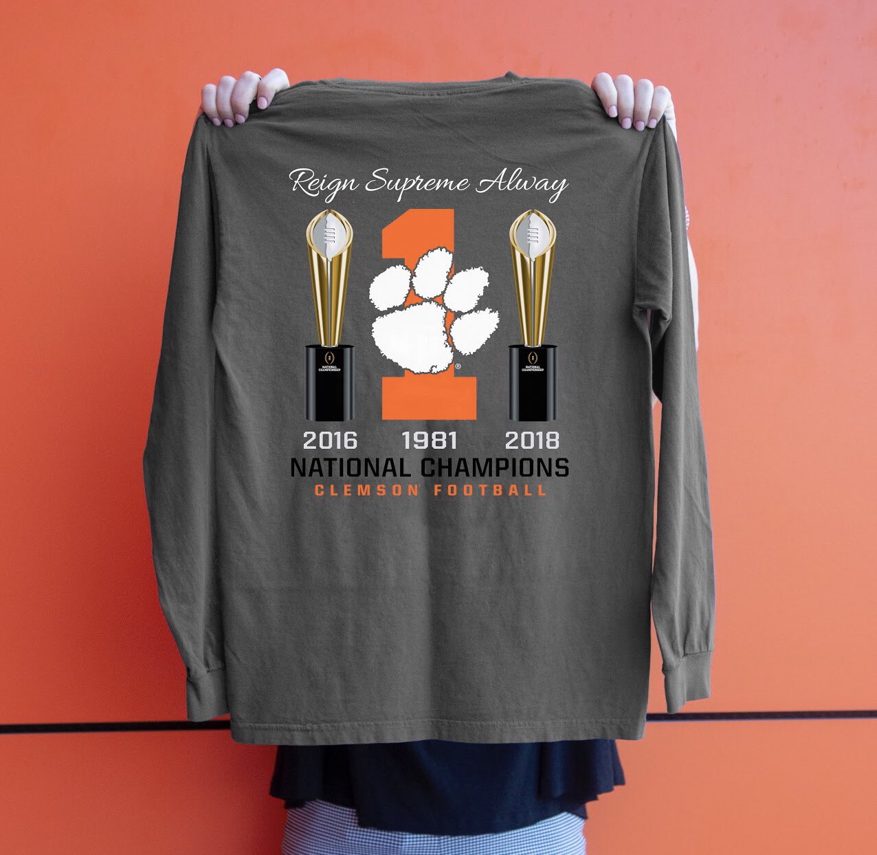 2016 clemson national championship shirt