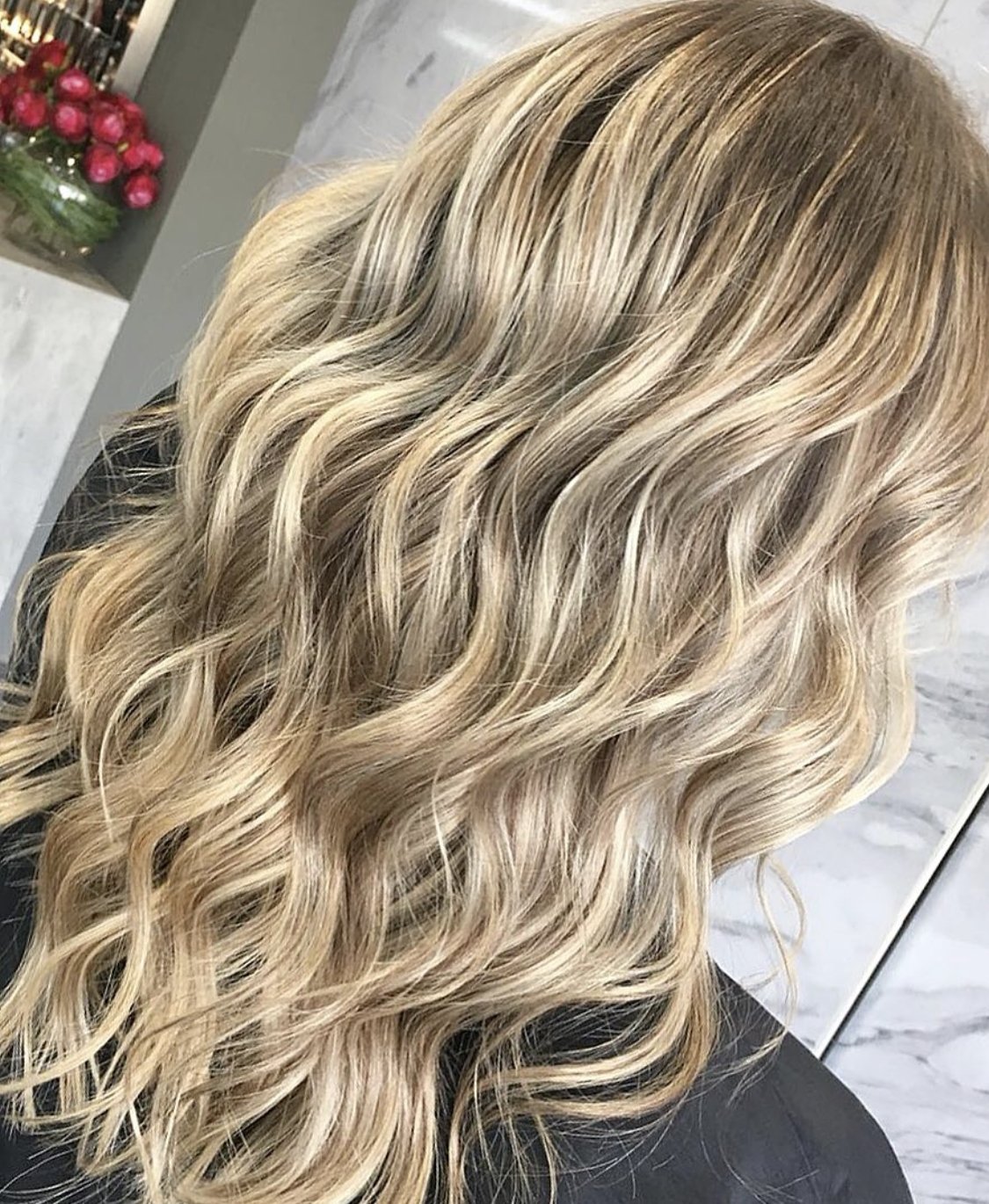hession hairdressing on X Hair by annaohanlon. low maintenance colour with a lived in root still keeping it really bright and blonde styled using ghdcurve ghdhair Dublinhairdresser Beautifulhair Hairp...