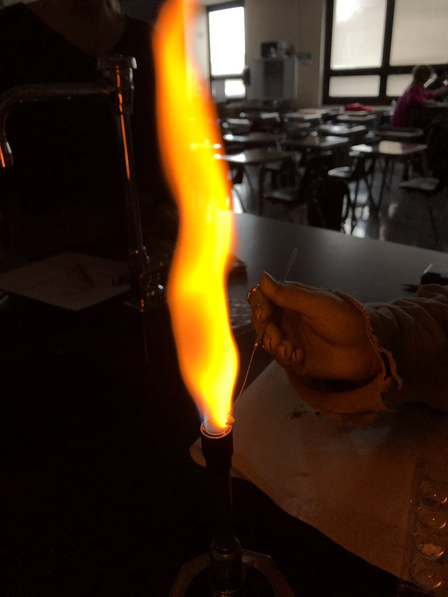 Using the bunsen burners to investigate a crime scene!!👩🏼‍🔬🔥 #chemfun <a href="/HPRwildcats/">High Point Regional High School</a> <a href="/JonTallamy/">Jon Tallamy</a>