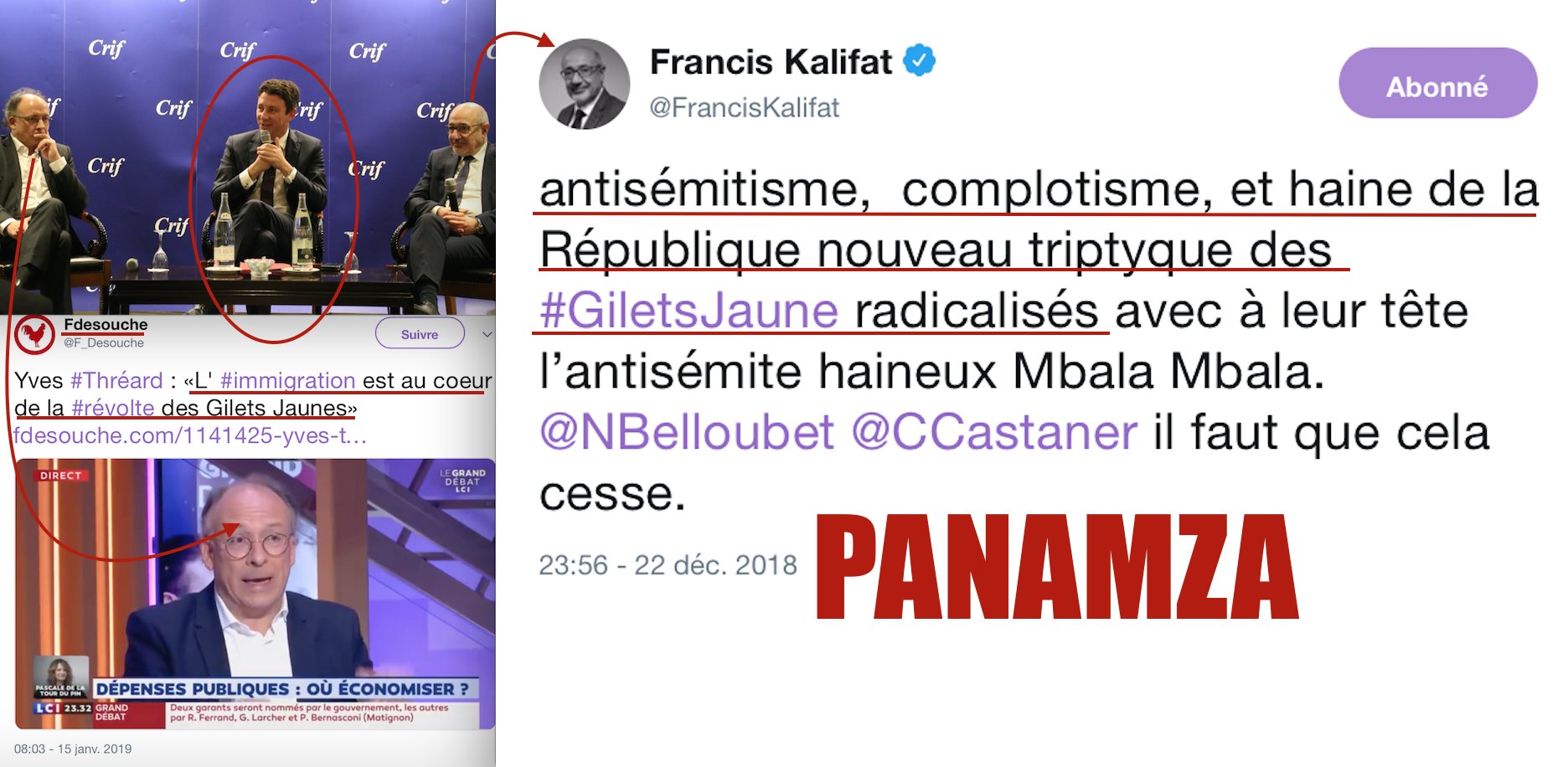 Les amis du Crif contre les Gilets jaunes