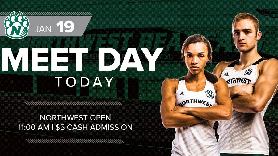 NWBearcatXCTF's tweet photo. The @NWBearcatXCTF squads will play host to the Northwest Open today beginning at 11 a.m. at the Hughes Fieldhouse. For $5 cash admission, come on out and check out the action. #OABAAB https://t.co/bG3TmyD9pk