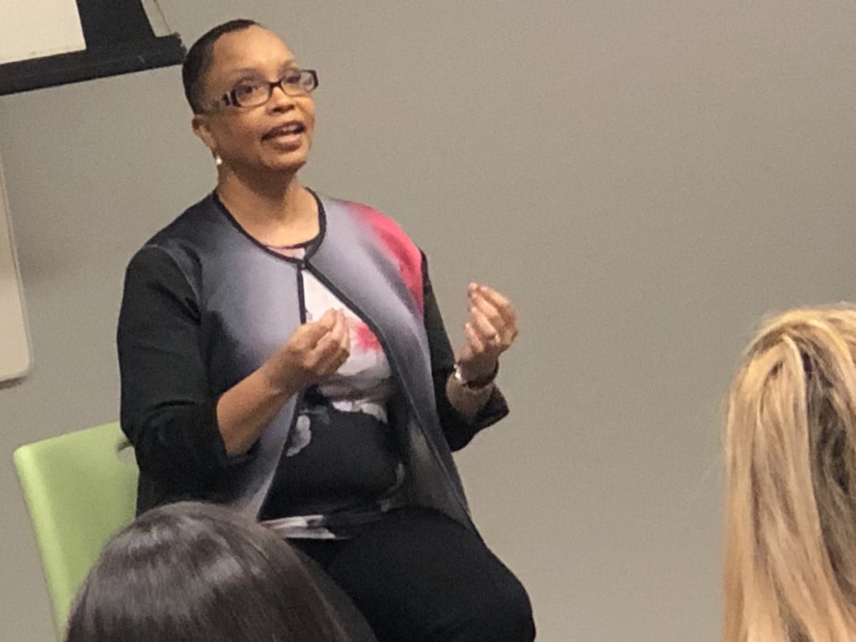 martyhoran144's tweet photo. “There will always be people who try to derail you. Stay focused, be relevant, & be visible!” Great advice to #IBMSummitProgram prospects from @ReneBosticAtIBM, Global VP of #Innovation & New Technologies #IBMSummitAtlanta #inclusiveIBM #BeEssential #IBMSales #blockchain https://t.co/F9oxQkyiP6