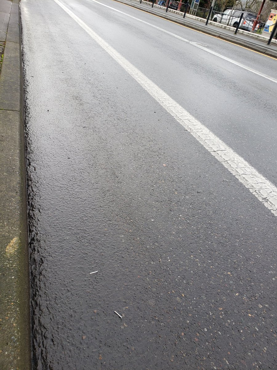 Another patch this AM at N Overlook. <a href="/BikePortland/">BikePortland</a> <a href="/PBOTinfo/">Portland Bureau of Transportation</a> <a href="/ChloeEudalyPDX/">Commissioner Eudaly</a>
