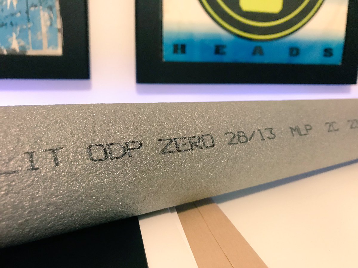 blueskinbadger's tweet image. We got asked today how we stop the records from not slipping to the back of the @IKEAUK Kallax shelves, here you go, pipe lagging for the win ! #IKEA #recordshelves #blueskinbadger