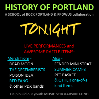 prowuspdx's tweet photo. Holocene - doors 5pm/show 6pm - All Ages! Tickets $15 at door. #prowus #historyofportland #schoolofrock @holoceneportland @sorportland https://t.co/3aN6QYXh2g