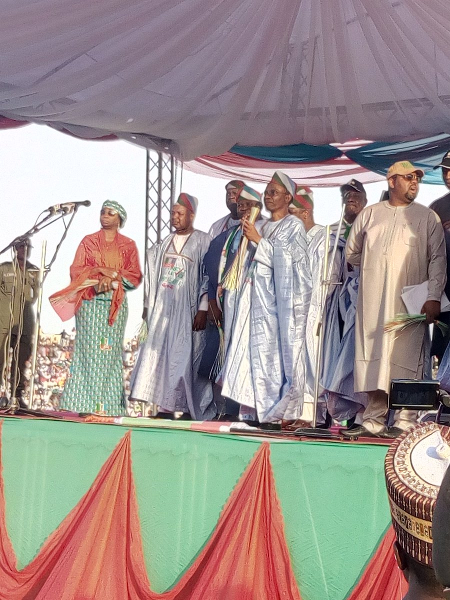 SalymBabajo's tweet photo. Address By Governor Mallam Nasir @elrufai At The Presidential Campaign and Kaduna Music and Arts Festival (KADAMFEST) At The Ahmadu Bello Stadium Kaduna. 
#PuttingPeopleFirst #PMBinKaduna #KADAMFEST https://t.co/JdNFHbnAQ1