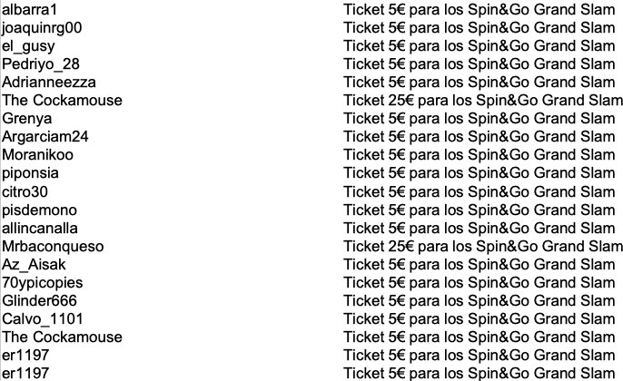 MrGhalys's tweet photo. Ya están acreditados los tickets pendientes de la #PCAenDirecto Si no lo recibes entre hoy y los próximos días, puede que tu nick tenga algún error. Revisa y avisa #EasyGame c/c @WilloelPillo @catof_poker @PokerStarsSpain https://t.co/1n5Pq8fS1r