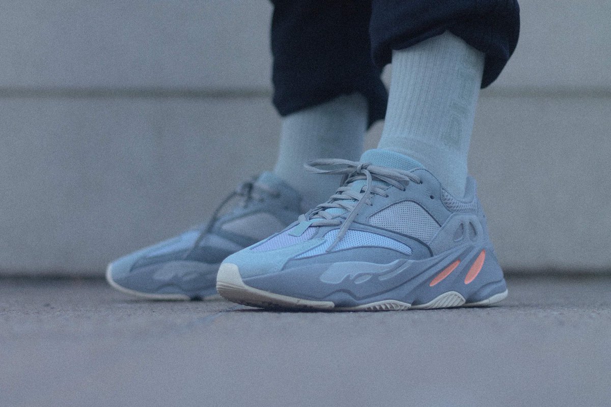 yeezy 700 v2 inertia on feet