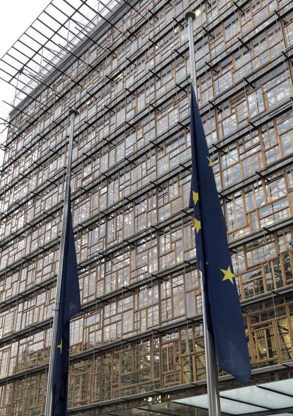 Our flags are at half mast in memory of Paweł Adamowicz, Mayor of Gdańsk. May he rest in peace.