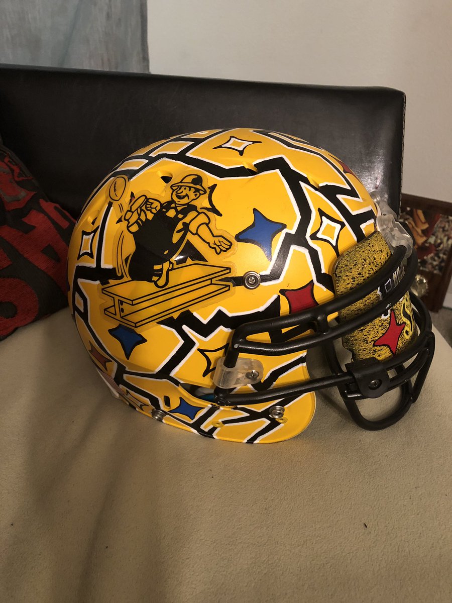 MileCustoms's tweet image. Steel City piece that’s just been completed! @steelers @AB84 @LeVeonBell @HesClutch @steelcitycoll