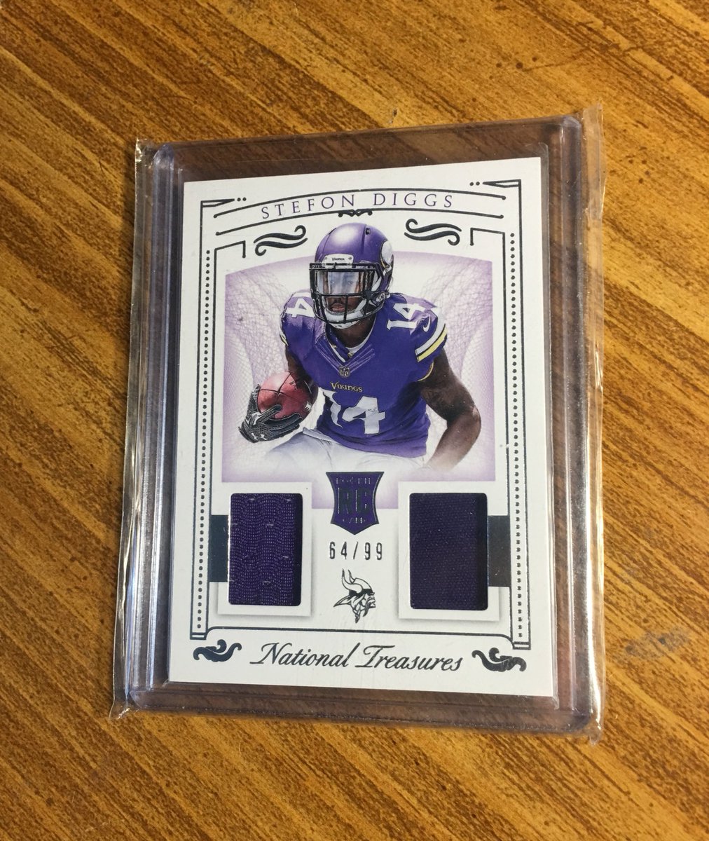 REP651MN's tweet image. 2015 NT Stefon Diggs RC Dual Jsy /99