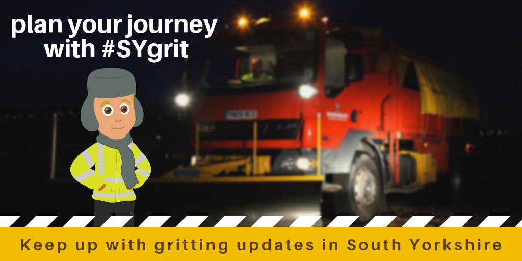 A warm night in? Not for our #WinterWarriors! Our gritting crews have been out since 5.30pm, gritting the main roads around Penistone and western parts of Barnsley. Take care! For a full list of Barnsley’s main gritting routes visit http://Barnsley.gov.uk/gritting #SYgrit