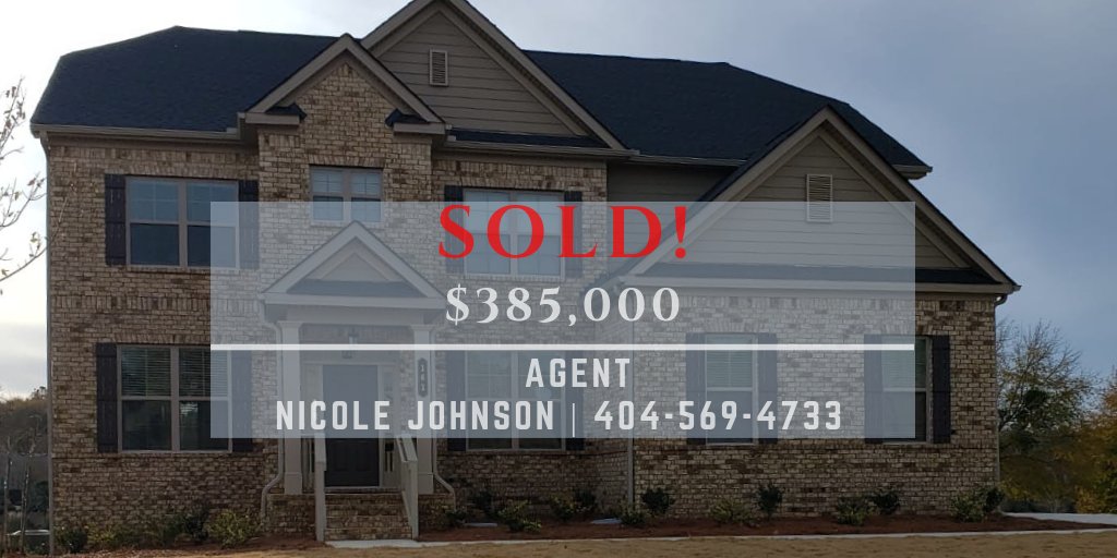 SolutionsFirstR's tweet photo. 🏠ANOTHER ONE SOLD! 
Home facts: Located in McDonough, GA 
Agent: Nicole Johnson | 404-569-4733

#solutionsfirstrealty #realestates #atlantarealestate 
#realestatemarket #sold #justsold #justsoldit https://t.co/N4lkL5Op2s