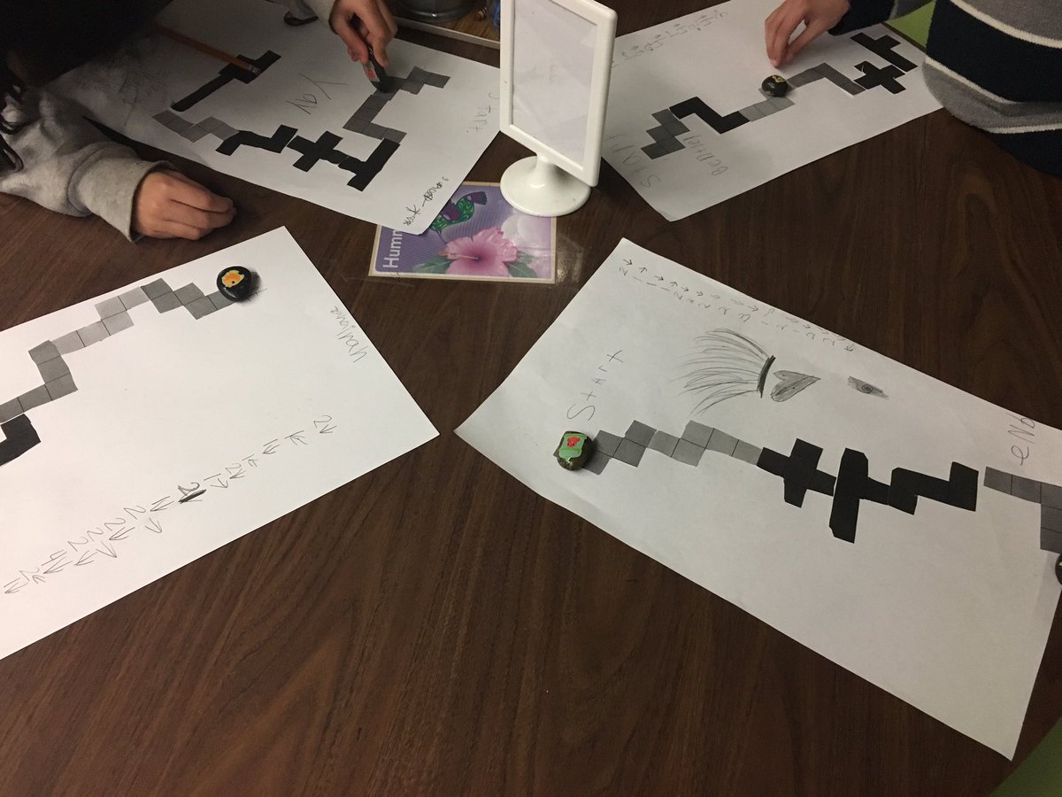 judith_hardman's tweet image. We created paths with paper pentominoes and wrote code for going from start to finish without going into dead ends. Idea and pentominoes template from @McLennan1977!
#unpluggedcoding #codesd37 @pdeconti