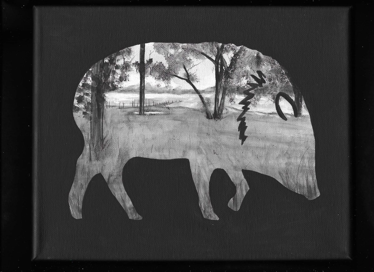 pandartpaint's tweet photo. Custom requested paintings :D i really loved doing these! i used actual pictures from her backyard in Texas :)
#acrylicpainting #acrylic #art #painting #paint #deer #hog #armidillo #watercolor #watercolorpainting #blackandwhite_art #hunting #custom #customart #customartwork https://t.co/bokWdmRQUK