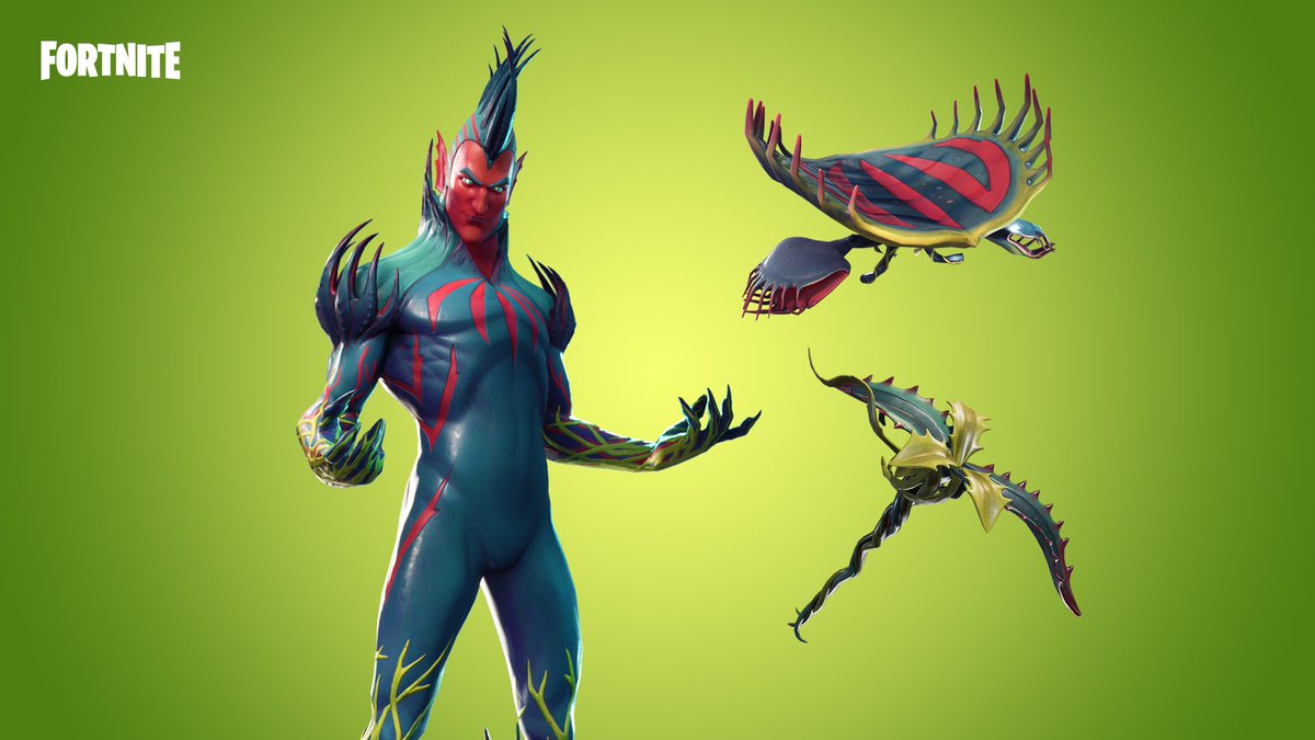 Fortnite's tweet image. Get in touch with your natural side.

The Primal Hunters Gear and Flytrap Gear are available now!
