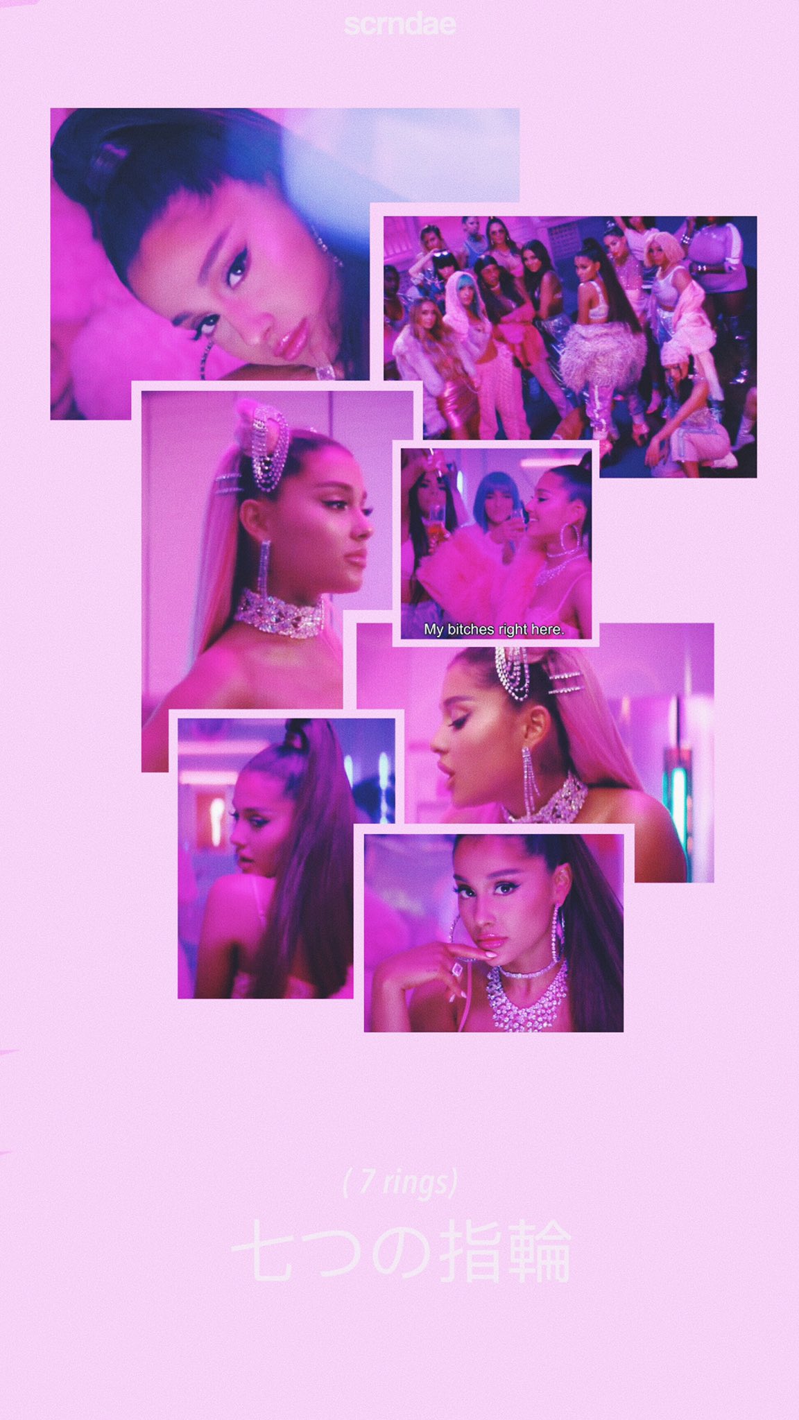 𝐒𝐂𝐑𝐍𝐃𝐀𝐄 Arianagrande Ariana Grande 7rings Pop Aesthetic Wallpaper Arianawallpaper Arianagrandewallpaper Pink T Co Mvrnzyayz6 Twitter