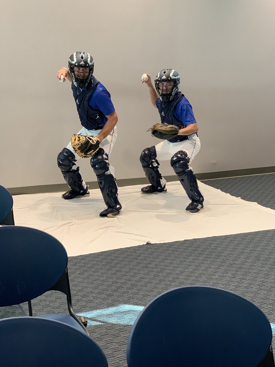 WarnerUBaseball's tweet photo. A little behind the scenes look at today’s baseball media day. Thank you to @Umyboyblue3 for his hard work. #bestsid #hardestworkingsid https://t.co/R2twIyi07Z