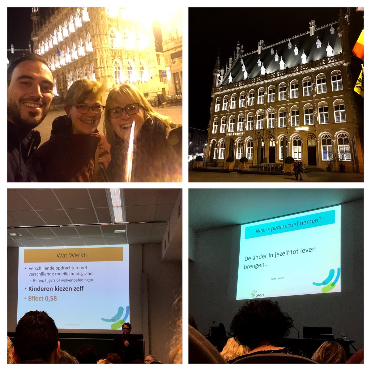 Zeer interessante studiereis beleefd samen met twee collega’s. Bedankt, <a href="/Tweemonds/">Tweemonds</a> en <a href="/CEGOLeuven/">CEGO</a> voor alle inspiratie en feiten! #welbevinden #betrokkenheid