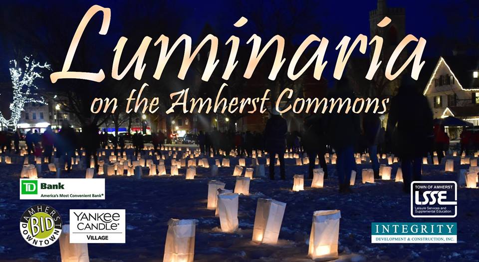 Amherst Downtown (@amherstdowntown) on Twitter photo Mark your calendars! Luminaria is February 2nd, 5-8pm on the Town Common. It will serve as the kick-off event for <a href="/WFestAmherst/">Winterfest Amherst</a> and will feature choral performances, hot chocolate, face-painting, and much much more! Mark your calendars! Luminaria is February 2nd, 5-8pm on the Town Common. It will serve as the kick-off event for <a href="/WFestAmherst/">Winterfest Amherst</a> and will feature choral performances, hot chocolate, face-painting, and much much more!