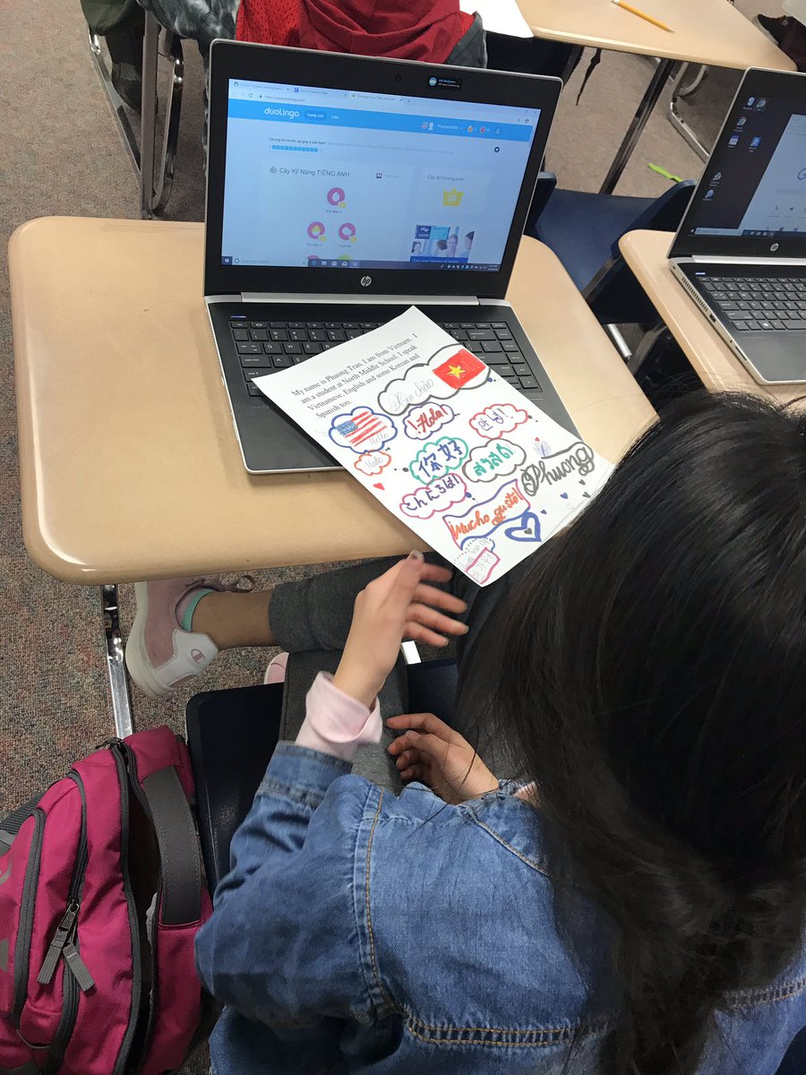 ToriSCTeach's tweet photo. Proud of the diversity &amp; heritage of our students. @MsSchealler @NMSsiouxcity #sccsd #teachEL #SIOP #languageisourpower https://t.co/3PtYuYSct5