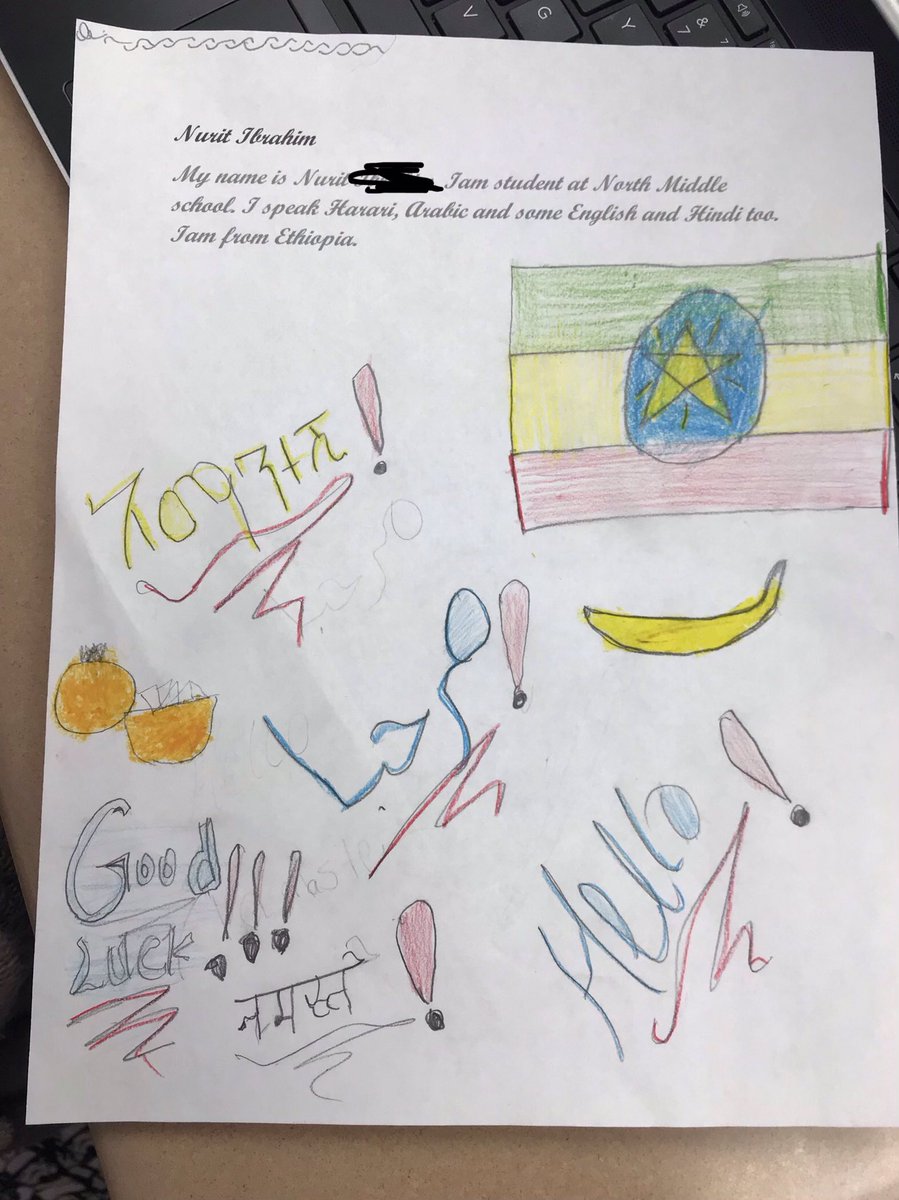 ToriSCTeach's tweet photo. Proud of the diversity &amp; heritage of our students. @MsSchealler @NMSsiouxcity #sccsd #teachEL #SIOP #languageisourpower https://t.co/3PtYuYSct5