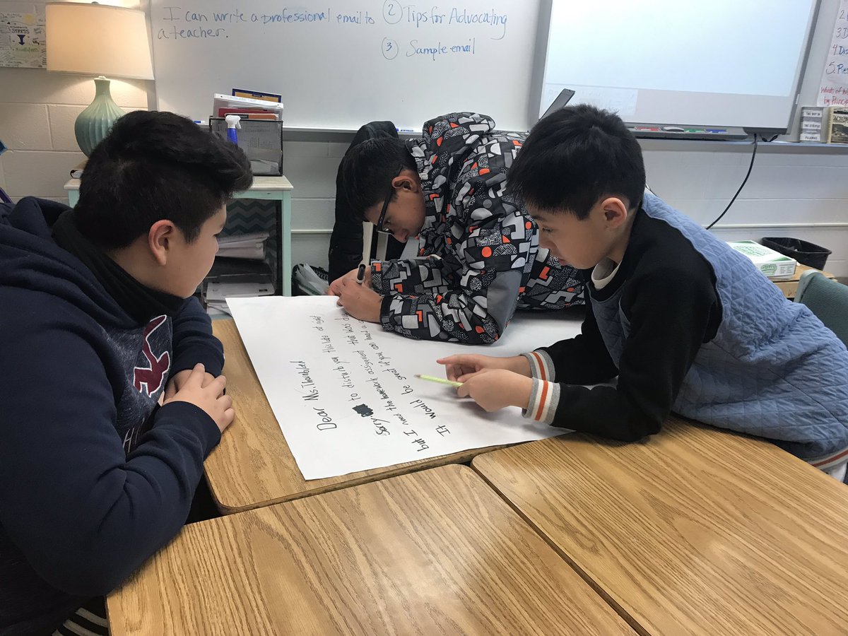 ThornbladClass's tweet photo. Today, we worked on advocacy skills.
Examples: How to ask for help at school, including how to write a professional email. https://t.co/S0PZRkQu2b
