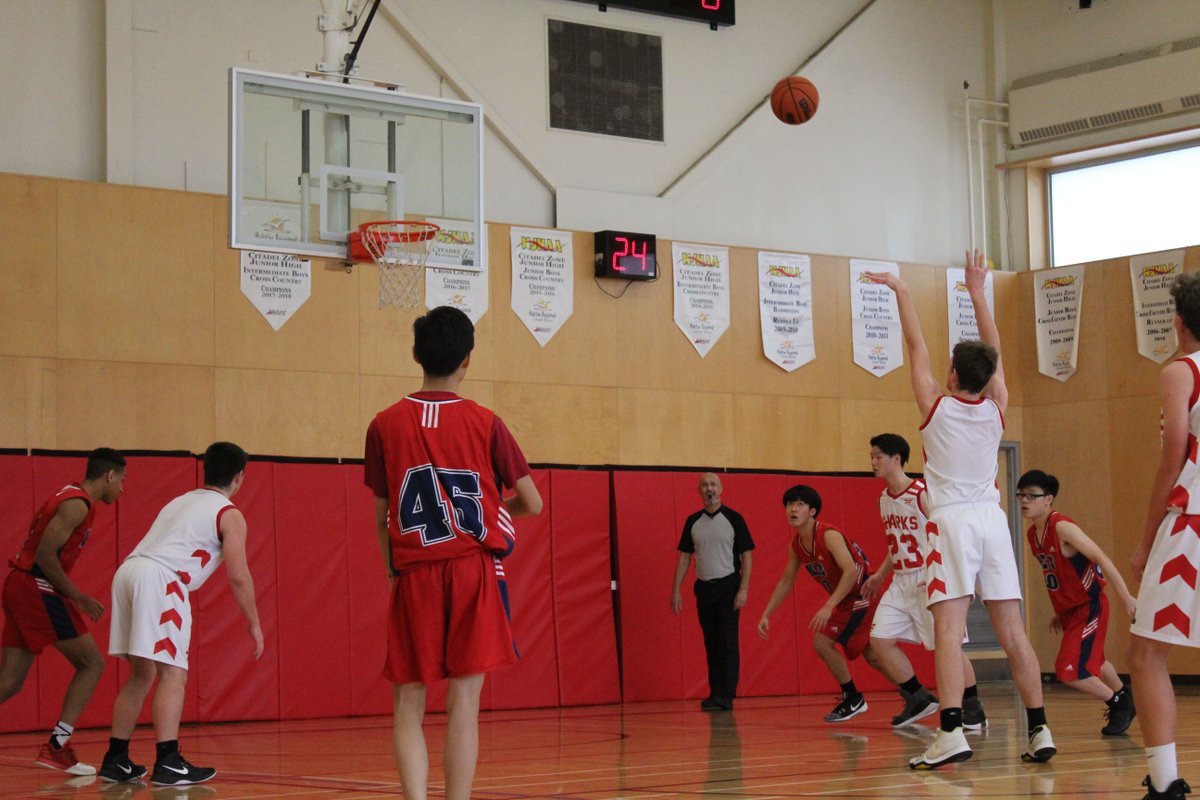SacredHeartHfx's tweet photo. Our @SHSHAthletics Senior & Junior Basketball teams are playing their hearts out at this year’s #ACISTournament. Senior action is happening here, while Jr. Girls are at @armbrae & Jr. Boys play @halifaxgrammar. Cheer them on! Go Sharks Go! #MySHS #SHSHProud https://t.co/A33McOh7Ij