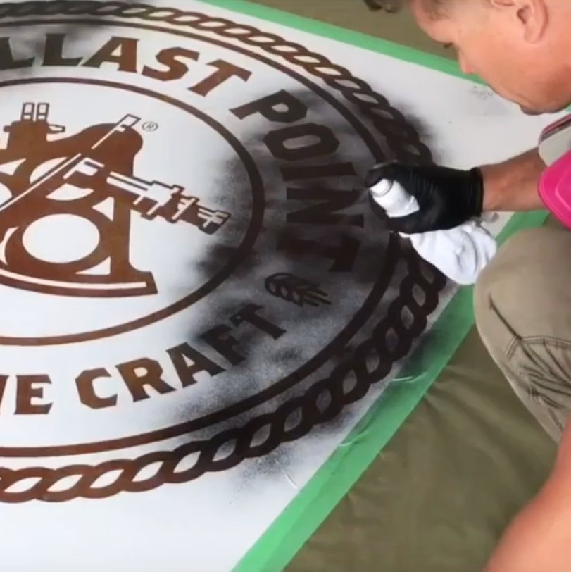 PrevalSprayer's tweet image. "The easiest way to make a #spraypaint out of #concrete #stain is to use the Preval Sprayer." — Tim Seay, of Decorative Concrete School, made a #howto #video of the whole concrete #staining process. Watch his video here ... bit.ly/2HjkYsD