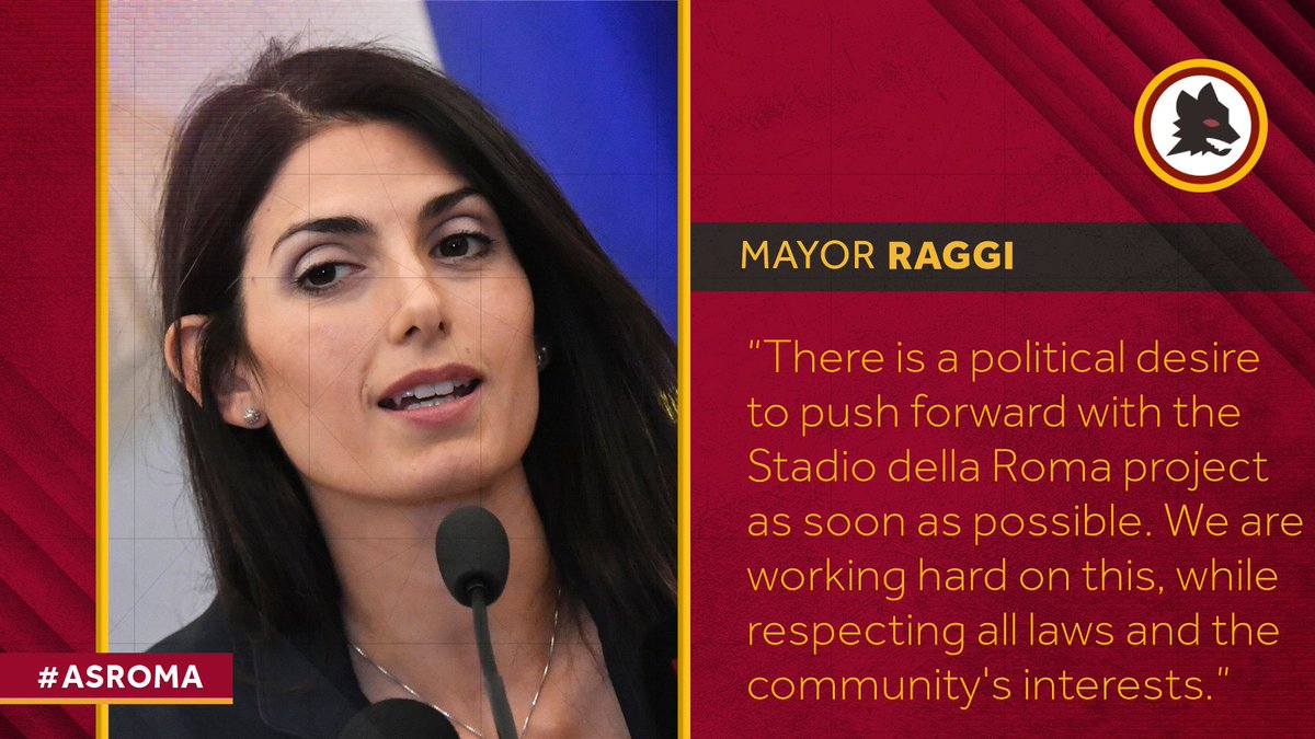 "The fans and the residents of the city must be proud of this project. And soon they will be."

The Mayor of Rome has given an update on the Tor di Valle project...

➡️ asroma.com/en/news/2019/1…