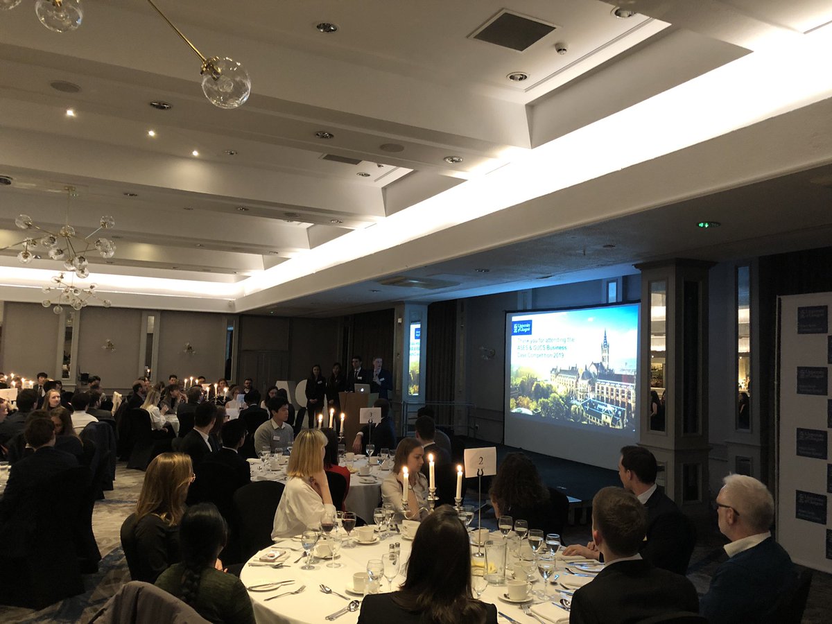UofGJohnFinch's tweet photo. Many congratulations to all involved in the 4th Annual Business Case Competition, so impressed with you all - a fabulous event for our School @UofGAsbs @UofG_Alumni @SwarmOnline #AdamCase https://t.co/bjNv5ylz8K