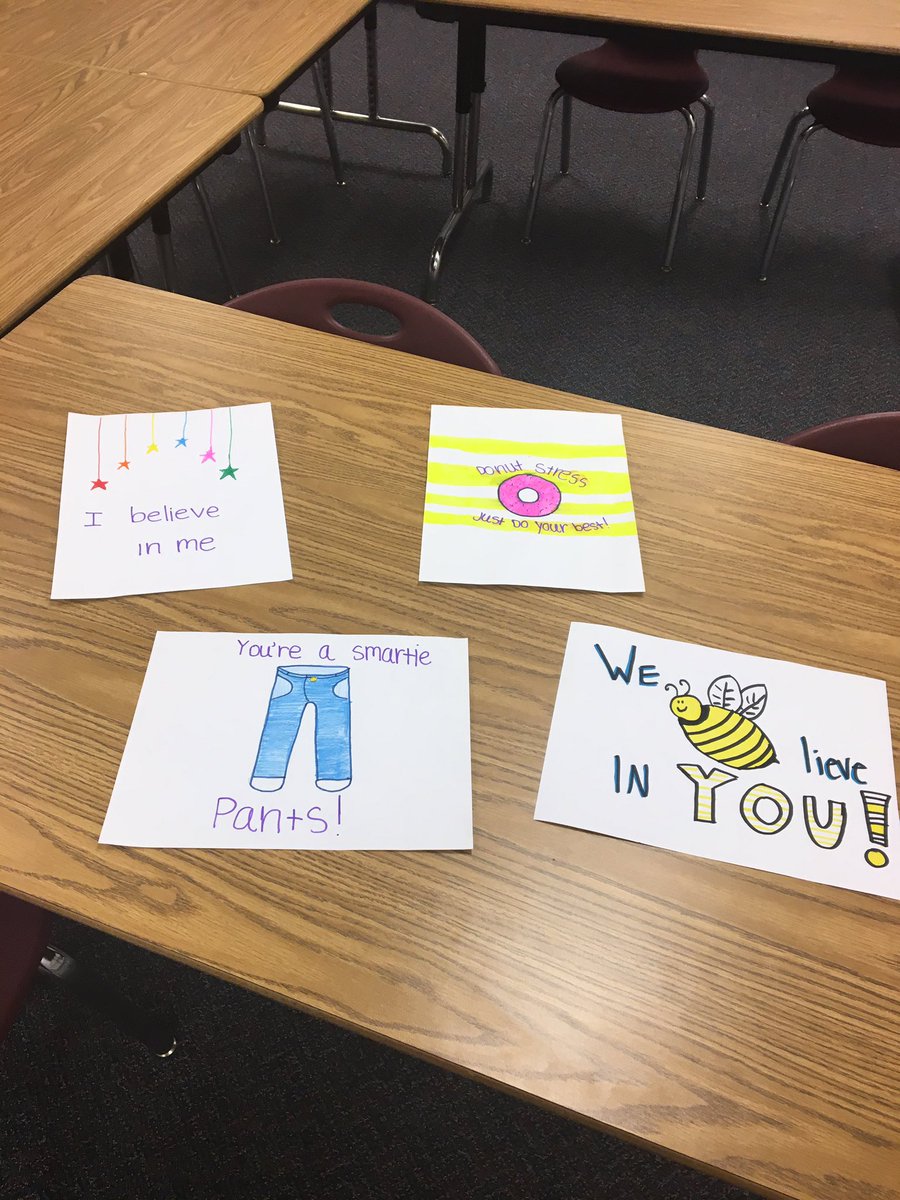 MsRyleeJacobson's tweet photo. WIDA testing is in full swing for our Multilingual students. This week we’ve been focusing on mini milestones to measure our personal growth. We have some fun reminders to help us try our best! #PHMExcELLence #ell #esl #personalgrowth #tesol https://t.co/YI4oCf98rX
