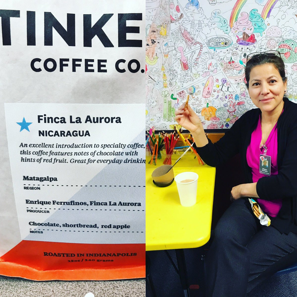 kbymom's tweet photo. Loved learning about this lovely lady’s home-the department of Matagalpa,Nicaragua. She loved being a #tinkerdrinker today. #cupofthrive https://t.co/0f6EqHpvW0