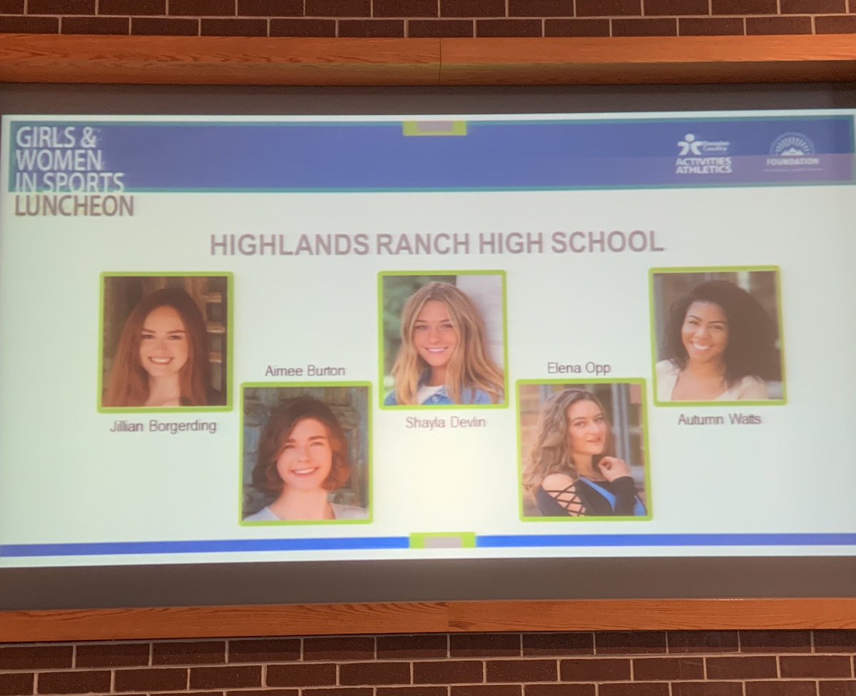 Congratulations to our varsity captain and MVP <a href="/Jilliborg/">jillian borgerding</a> for being recognized today at the National Girl &amp; Women in Sports Luncheon. #FalconProud #AllIn⁠ ⁠