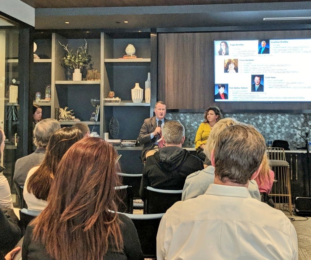 MGMA's tweet photo. What does the future of value-based healthcare look like? "Free or low cost primary care, elective surgeries authorized for necessity, agreed up price and acute care stays." - Scott Haas, Sr. VP, #USICG. #MGMATalks https://t.co/IM39yF5su4