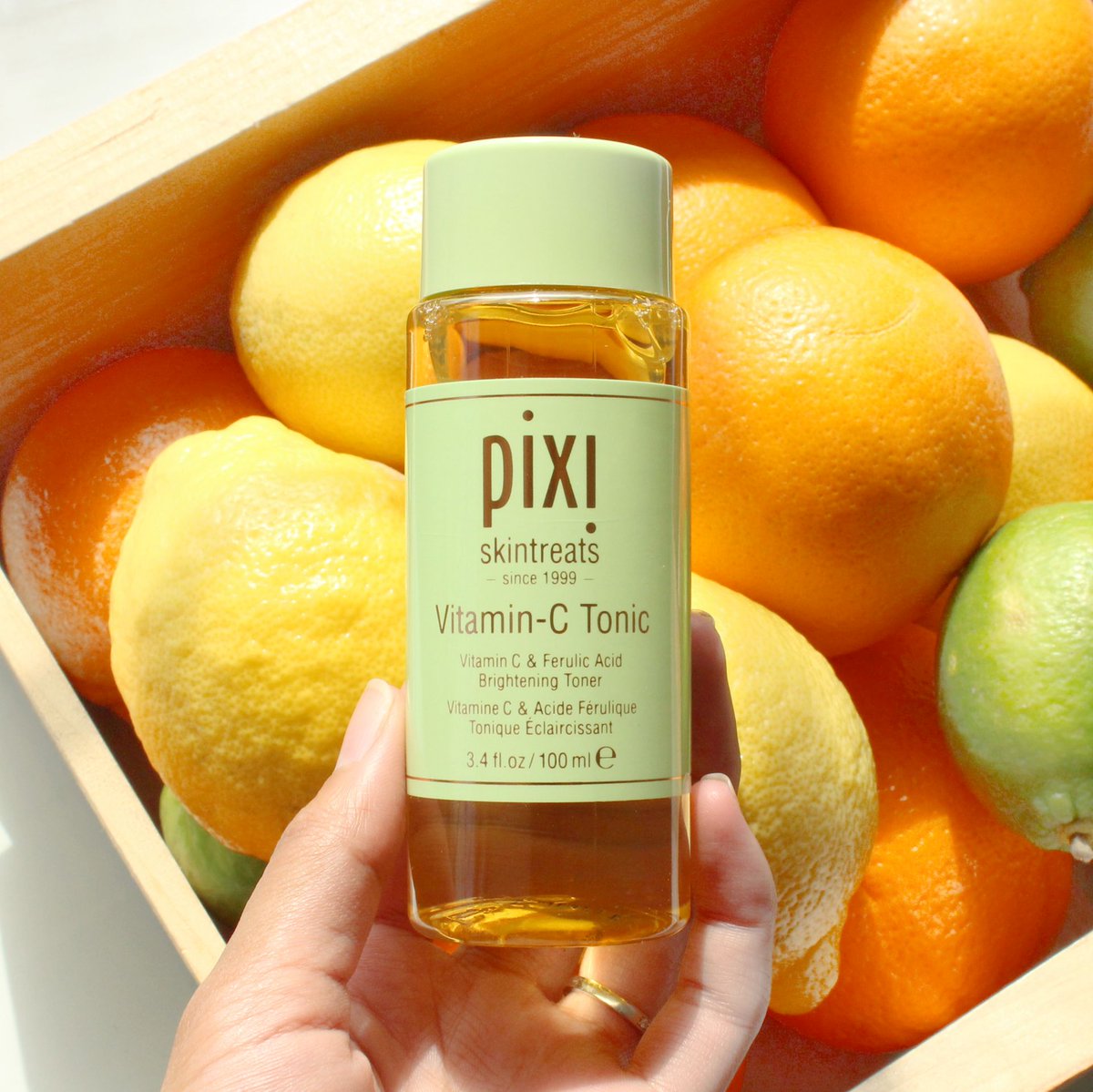 PIXIBeauty's tweet photo. A new necessity for your #MultiToning routine? Yes, please! Introducing our Vitamin-C Tonic! #PixiByPetra #PixiBeauty #Skincare https://t.co/ZjdWO38cWT https://t.co/NdZqnCrkHt