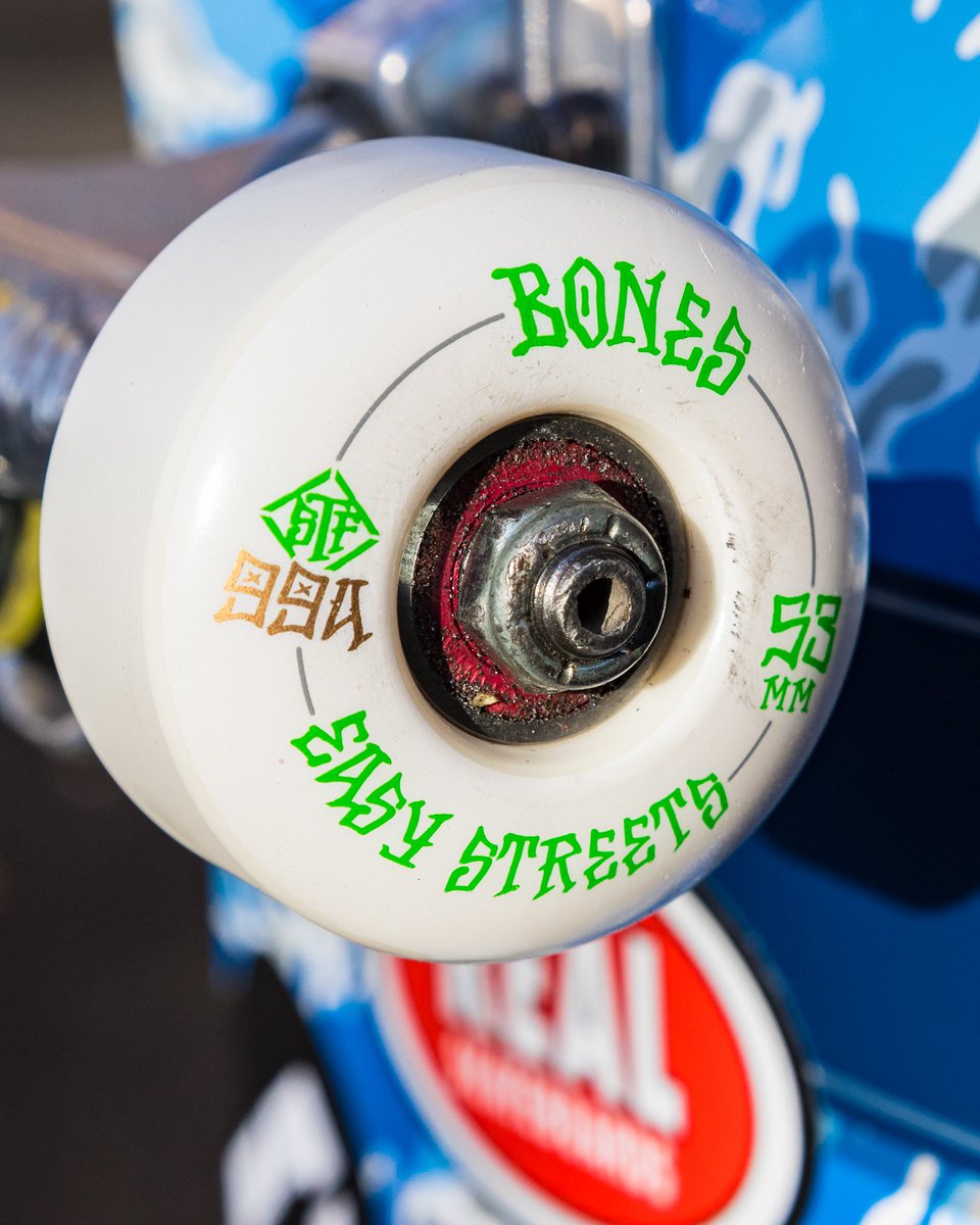 tactics's tweet image. @Mason__Bucknell breaking in the new @BONESWHEELS Easy Street STF's. We're hyped on the softer 99a formula for its faster roll on crusty spots and better grip at slippery parks. Hit the link to check 'em out.
👉 ow.ly/s5AR50kcEzM
#boneswheels #easystreets #99aSTF