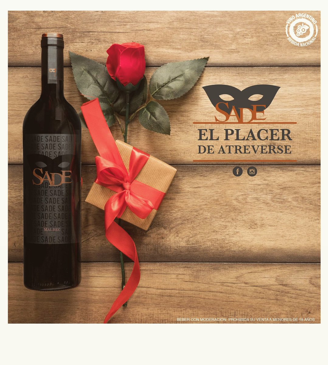 BodegasSH's tweet photo. Atreverse a ser feliz 🍷⚘
#Sade el placer de atreverse
.
.
#ObedeceAlPlacer #Sade #tinto #vino #winelover #winery #winistyle #winistagram #locosporelvino  #winetasting #vinotinto #winesnob #vinoargentino https://t.co/9rYlW8lQ7s