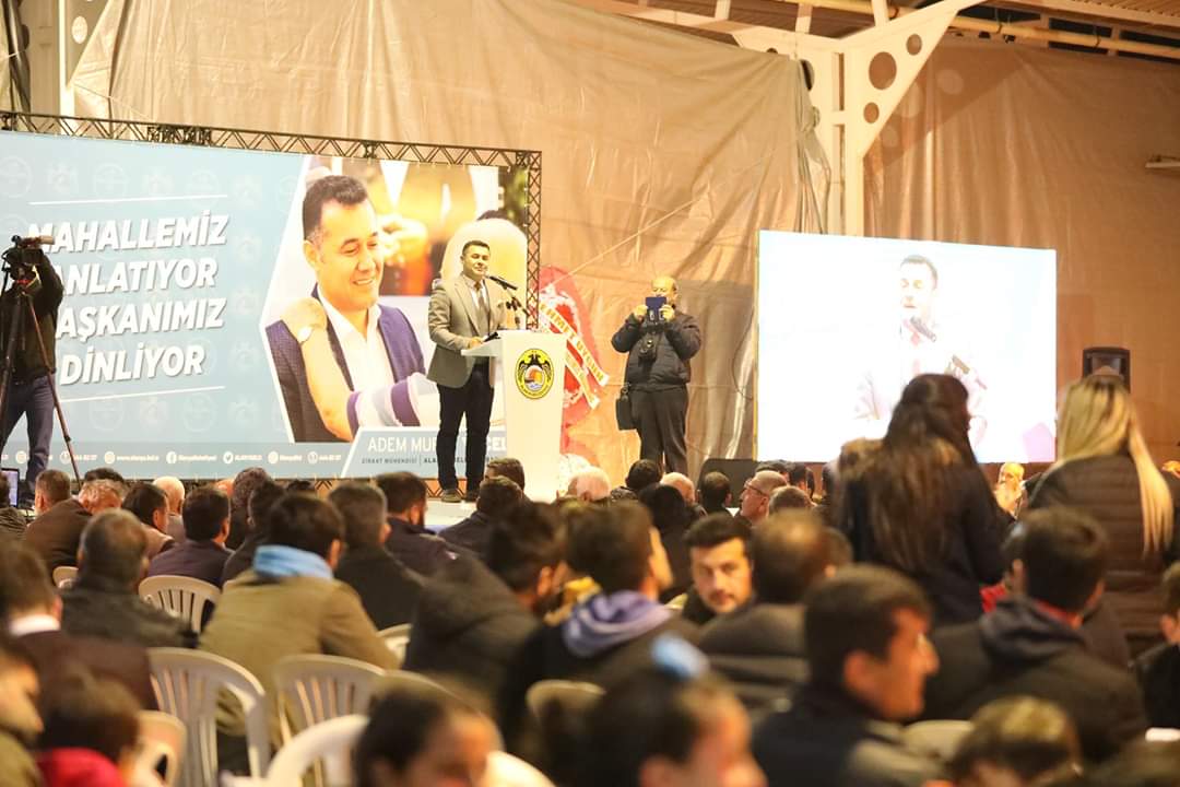 Belediye Başkanımız Sn. Adem Murat Yucel beyin Okurcalar 'da düzenlenen halk buluşmasına ilçe Başkanımız Sn.  Mustafa Türkdoğan ocak yöneticilerimiz Ocagımızın batı bölgesi mahalle başkanları ülküdaşlarımız ile katılım sagladik...