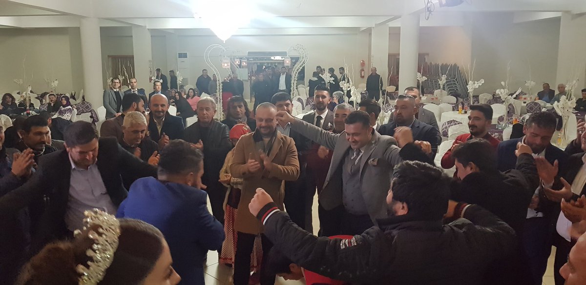 Gundogduabil's tweet photo. Kuzmin ve Kerimoğlu ailelerinin mutlu gününe belediye başkanımız Sn Adem Murat Yucel bey ile iştirak  ettik.
Genç çiftimize bir ömür boyu mutluluklar dilerim... https://t.co/ANy03kPocO