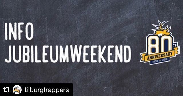 #Repost <a href="/tilburgtrappers/">Tilburg Trappers</a> ・・・
JUBILEUMWEEKEND 80-JARIG BESTAAN TILBURG TRAPPERS.
🔗 Link in bio 🔗
Vrijdagavond 22 februari om 20.00 uur is het zover. Dan klinkt het eerste fluitsignaal van een speciale jubileumwedstrijd tussen oud gedienden ter ere… bit.ly/2APrH7W