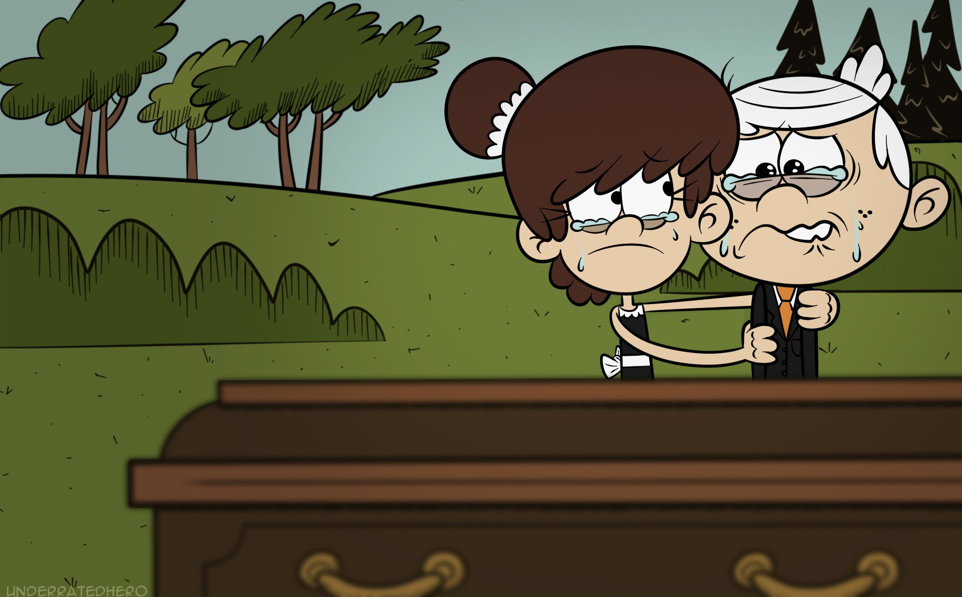 “Day 28 - Death

#LynnLoud #LincolnLoud #TheLoudHouse” .
