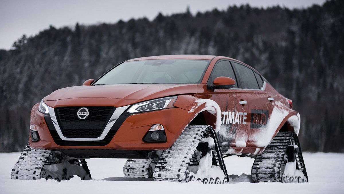 AliasAutoDesign's tweet image. Nissan Put Snow Tracks on Another Thing dlvr.it/Qx0CYm