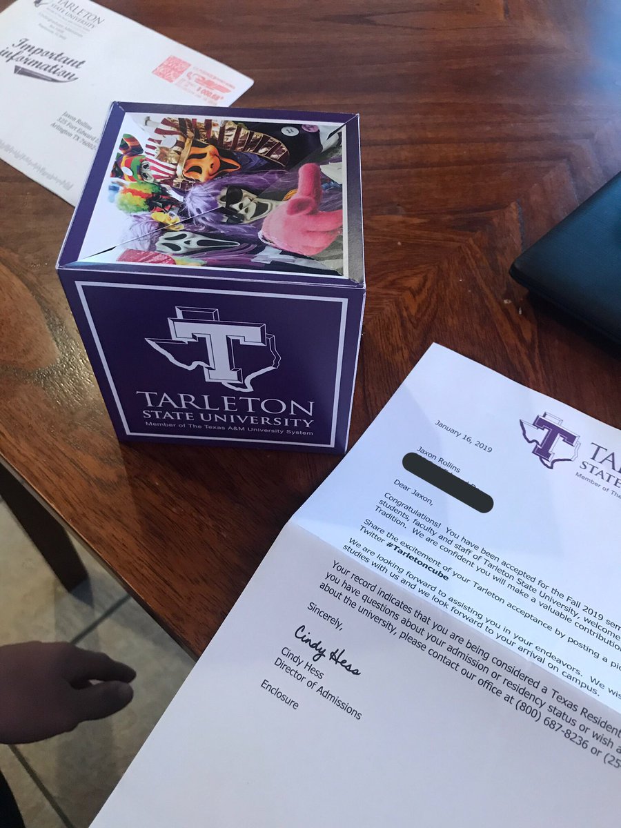 ovoprofessional's tweet image. Just got accepted into Tarleton State!! #Tarletoncube