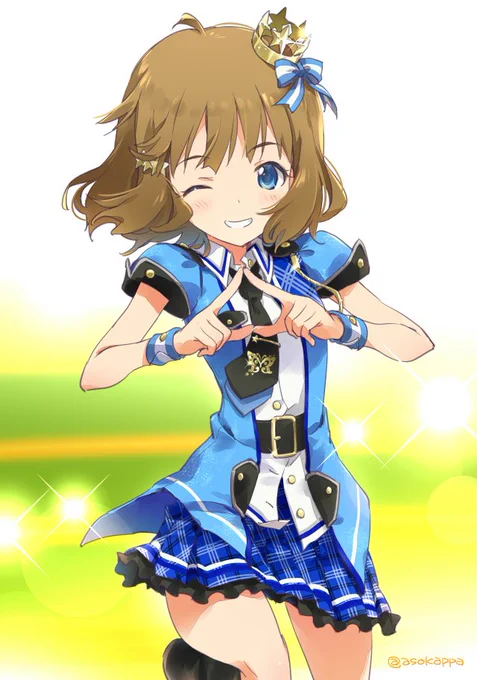 周防桃子ちゃんセンパイ

「ローリング△さんかく」のモーションすごくすごいかわいい
#imas_ml #ミリシタ 