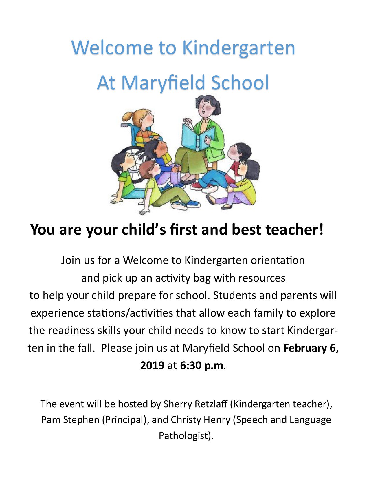 South East Cornerstone School Division On Twitter Welcome To Kindergarten At Maryfield School Kindergarten February 6 2019 At 6 30 P M