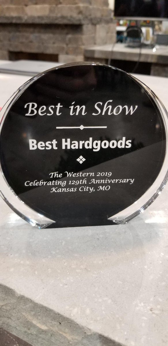 SuburbanLG's tweet photo. @suburbanlg is proud to win Best Hardgoods at the @theWNLA trade show this year! We work hard to provide our customers the best and we’re happy to share this award with you.
#westerninkc #wnla14 #suburbanlg #summerfieldfarms #besthardgoods #winner https://t.co/inPOh5HGot