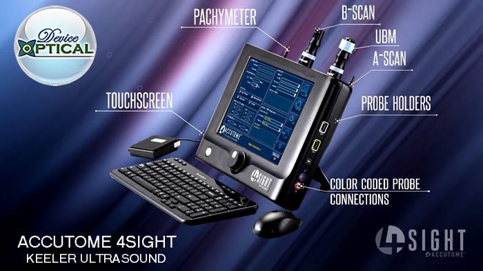 Device_Optical's tweet photo. 4Sight provides a single solution for ophthalmic diagnostics by combining an A-Scan, B-Scan, UBM and Pachymeter in one, easy to use platform.
#4SIGHT #accutome #accutomemiami #ascan #bscan #ubm #pachymeter #deviceoptical #keelerultrasound #frommiamitolatinamerica #goportable https://t.co/pONeVE9eqW