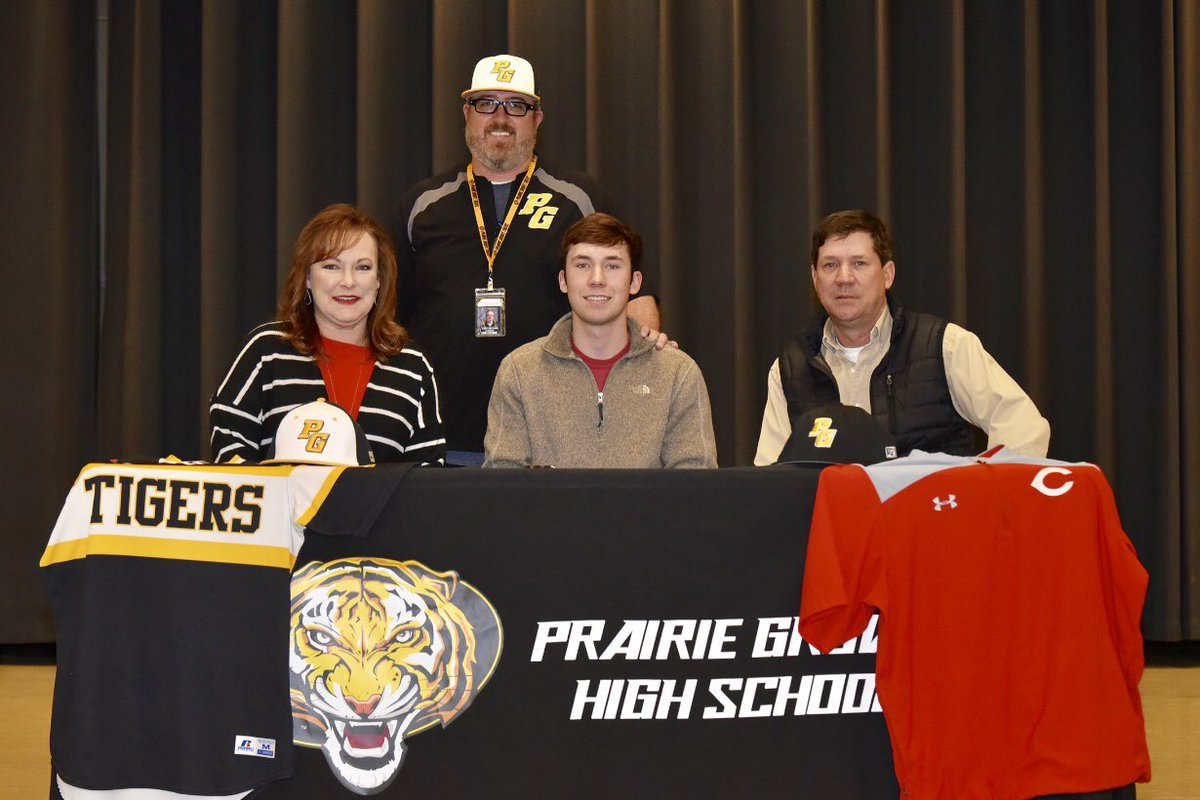 Congratulations Drew Cates! We are very proud of your decision to continue you education and play baseball at Coffeyville KS. Go Tigers! <a href="/cccravens/">Cody Cravens</a> <a href="/CoachCone32/">Kyle Williams</a> @MHBomberBSBL <a href="/NWAChip/">CHIP SOUZA | WholeHog Sports Network</a> <a href="/mhuntPGHScoun/">Mandy Hunt, PGHS Counselor</a> <a href="/pgschools/">PrairieGroveSchools</a> @