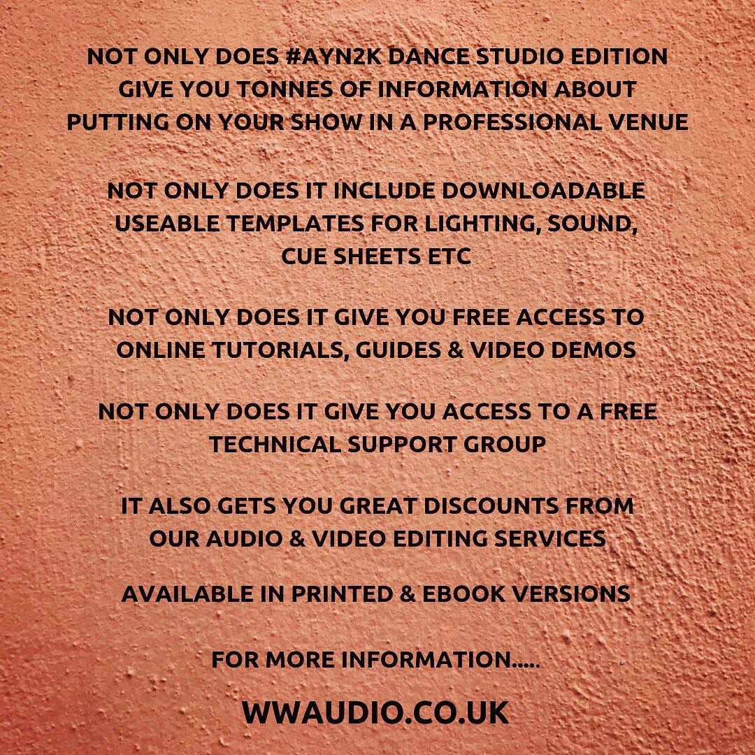 Dance teachers, choreographers, technical theatre teachers &amp; students, you need this book! #wwaudio #choreographer #technicaltheatre #theatrestudies #danceschool #dancestudio #show #danceshow #productioncompany #theatre #teachers #theatreeducation